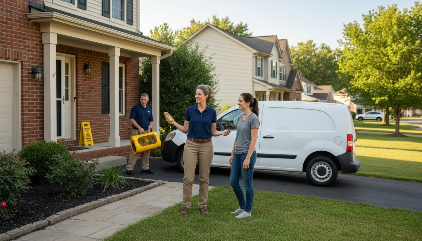 Residential water damage restoration in Mont Alto, PA